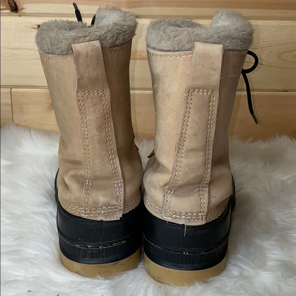 Sorel Kaufman Men's Leather Wool Winter Boots 9 - Picture 8 of 14